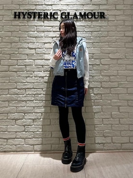 「アイテム（ベスト）」を使った、SUZUKIさん（レディース・150cm）の秋コーディネート