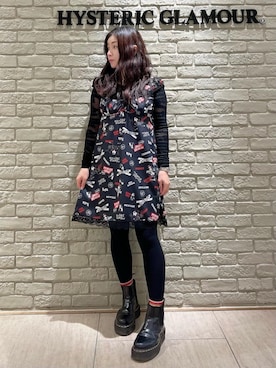 「クリスマス」｜「アイテム（アクセサリー）」を使った、SUZUKIさん（レディース・150cm）の冬コーディネート