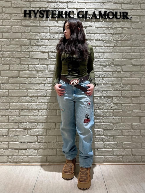 HYSTERIC GLAMOUR See No EvilベルトM SEE NO EVIL ベルト（ベルト）｜HYSTERIC GLAMOUR（ヒステリック