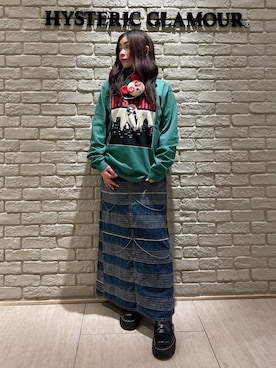 「アイテム（ネックウォーマー/スヌード）」を使った、SUZUKIさん（レディース・150cm）の冬コーディネート