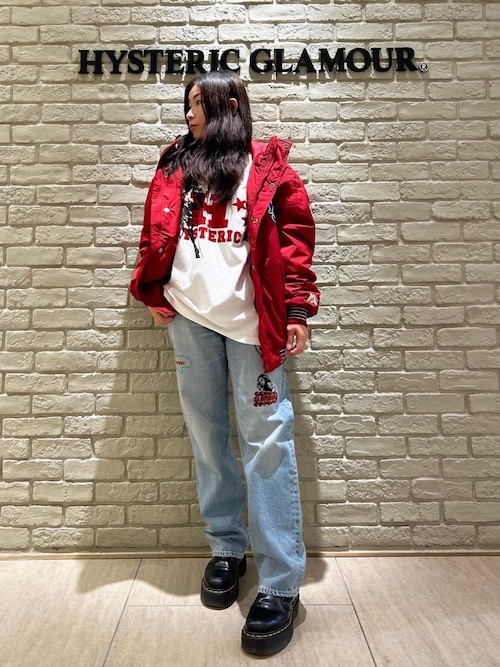 ヒステリックグラマー　フーデッドブルゾン HYSTERIC ROLLERS フーデッドブルゾン（ブルゾン）｜HYSTERIC GLAMOUR