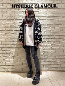 「アイテム（パーカー）」を使った、SUZUKIさん（レディース・150cm）の冬コーディネート