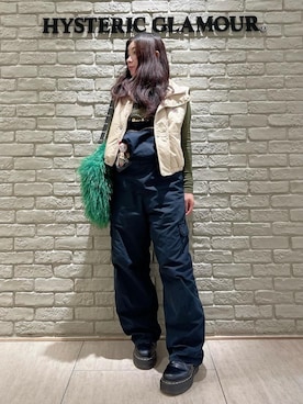 「アイテム（オールインワン・サロペット）」を使った、SUZUKIさん（レディース・150cm）の冬コーディネート