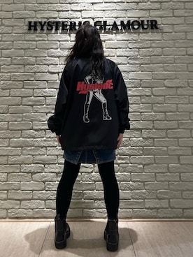 「HYSTERIC GLAMOUR（ヒステリックグラマー）のアイテム（ブルゾン）」を使った、SUZUKIさん（レディース・150cm）の冬コーディネート
