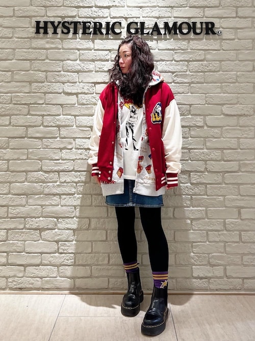 Hysteric Glamour デザインパーカー HYSTERIC GLAMOUR - [ラスト1点 サイズXL] CLASSIC HYS柄 パーカー