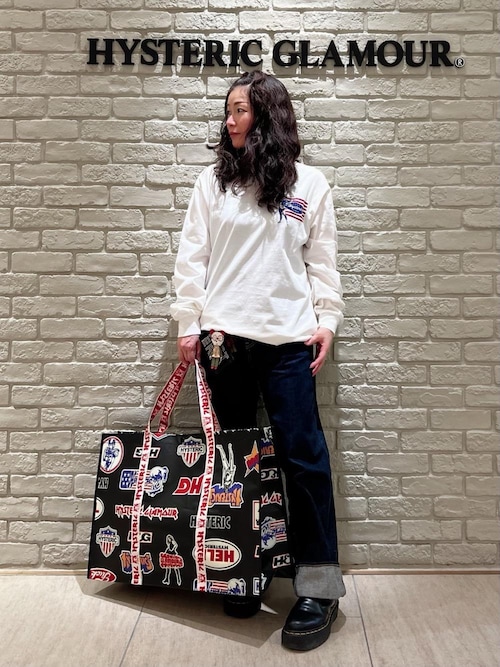 ROCK CITY柄 ビッグトートバッグ（トートバッグ）｜HYSTERIC GLAMOUR