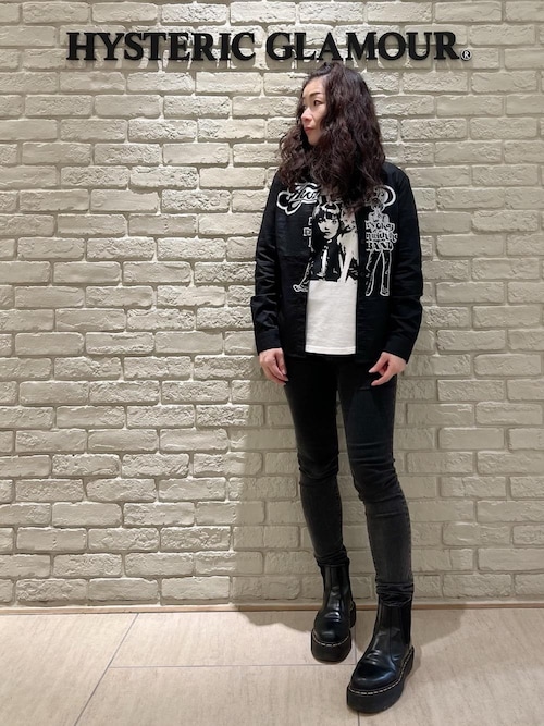 HYSTERIC WOMAN CAT 七分袖Tシャツ（Tシャツ/カットソー）｜HYSTERIC