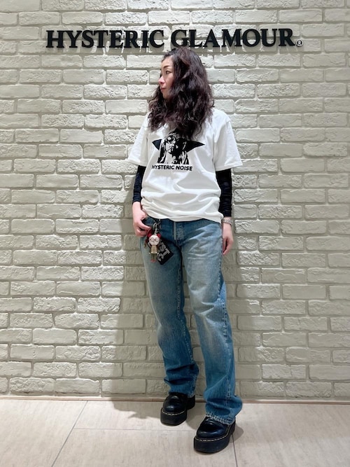 HYSTERIC ROSE柄ジャカード チビTシャツ（Tシャツ/カットソー