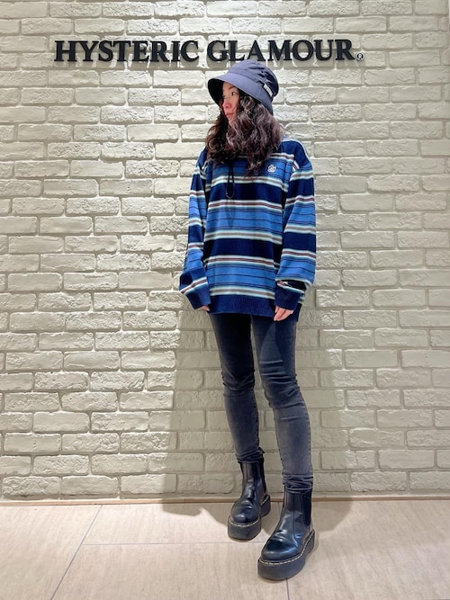 美品　ヒステリックグラマー　ワッペン付きニットベスト VIXEN GIRLワッペン セーター|HYSTERIC GLAMOUR MEN | HYSTERIC