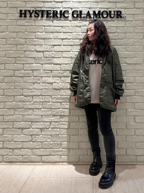ヒステリックグラマー HYSTERIC GLAMOUR ブルゾン HYSTERIC GLAMOUR - ライダースブルゾン / ブラック | Tempt
