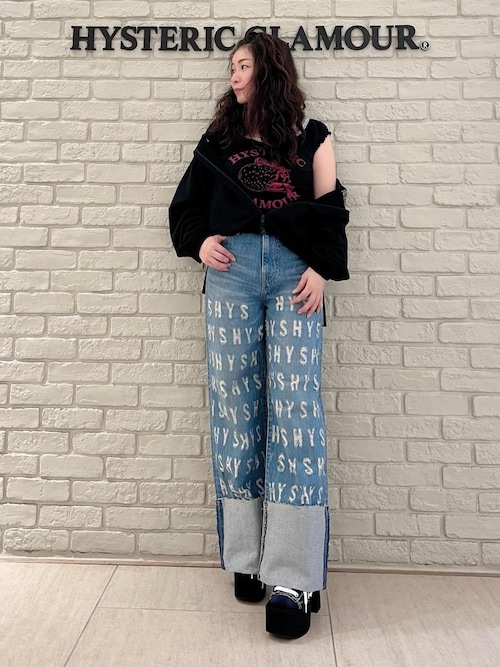 HYSTERIC GLAMOR チビTシャツ HYSTERIC FLAME ON チビTシャツ（Tシャツ/カットソー）｜HYSTERIC