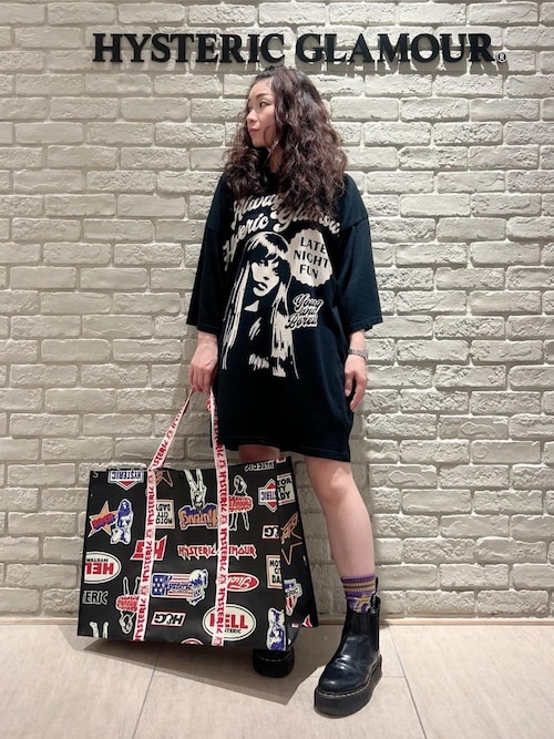 ROCK CITY柄 ビッグトートバッグ（トートバッグ）｜HYSTERIC GLAMOUR