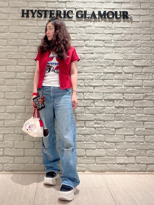 808carrot着用　HYSTERIC デニムパンツ HYSTERIC GLAMOURタカシマヤゲートタワーモールSUZUKIさんのデニム