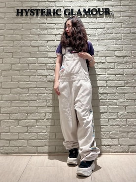 HYSTERIC GLAMOURのつなぎ/オールインワンを使った人気ファッション