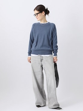 「AP STUDIO（エーピーストゥディオ）のアイテム（パンツ）」を使った、NORIKOさん（レディース・168cm）の秋コーディネート