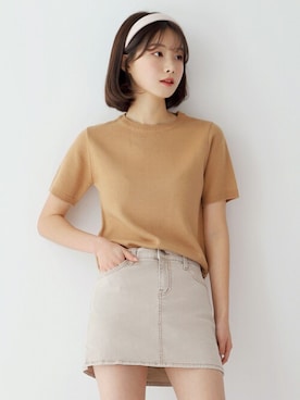 「ファッションの力を信じよう」｜UNE MANSIONさん（レディース・159cm）の冬コーディネート