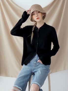 UNE MANSIONさん（レディース・159cm）の春コーディネート