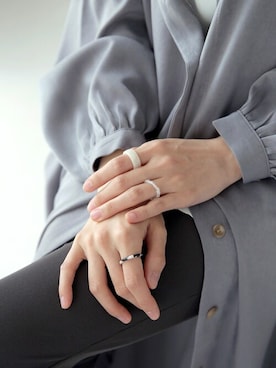 「リング」｜UNE MANSIONさん（レディース・162cm）の春コーディネート