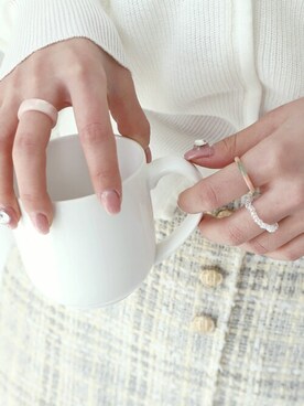 「リング」｜UNE MANSIONさん（レディース・169cm）の春コーディネート