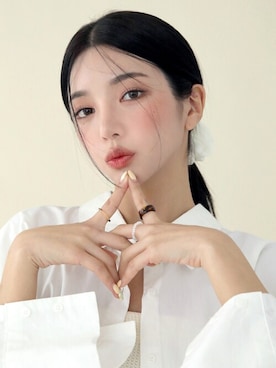 「リング」｜UNE MANSIONさん（レディース・165cm）の春コーディネート