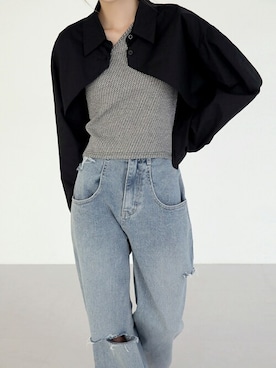 UNE MANSIONさん（レディース・159cm）の春コーディネート