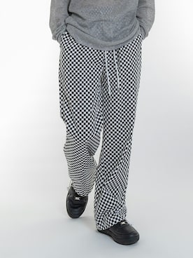 「バンディングパンツ」｜UNE MANSIONさん（レディース・176cm）の春コーディネート