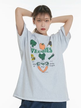 「FOLLOWIN（フォロウィン）のアイテム」を使った、UNE MANSIONさん（レディース・163cm）の夏コーディネート