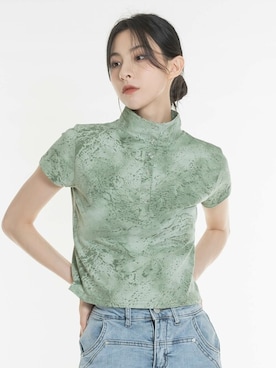 「FOLLOWIN（フォロウィン）のアイテム」を使った、UNE MANSIONさん（レディース・170cm）の夏コーディネート