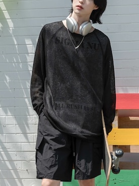 「followin」｜UNE MANSIONさん（メンズ・176cm）の夏コーディネート