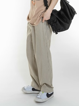 「FOLLOWIN（フォロウィン）のアイテム」を使った、UNE MANSIONさん（メンズ・178cm）の夏コーディネート