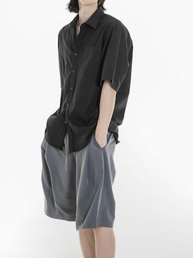 「夏シャツ」｜UNE MANSIONさん（レディース・176cm）の夏コーディネート