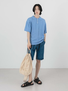 「followin」｜UNE MANSIONさん（メンズ・176cm）の夏コーディネート
