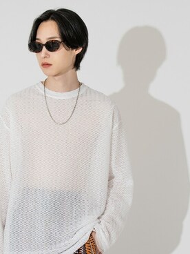 「followin」｜UNE MANSIONさん（メンズ・176cm）の夏コーディネート