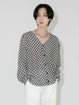 「followin」｜UNE MANSIONさん（メンズ・176cm）の夏コーディネート