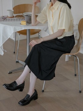 「髻灘嵜繝輔ぃ繝・す繝ｧ繝ｳ」｜UNE MANSIONさん（レディース・167cm）の夏コーディネート