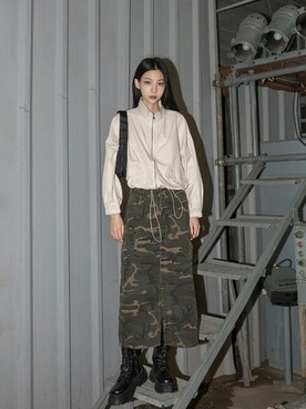 「followin」｜UNE MANSIONさん（レディース・170cm）の秋コーディネート