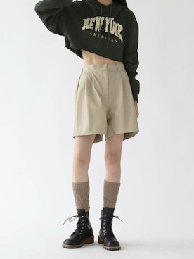 「韓国スタイル」｜UNE MANSIONさん（レディース・167cm）の秋コーディネート