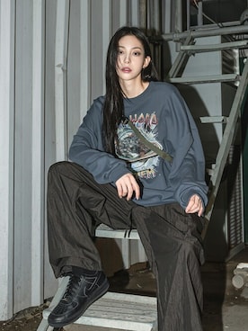 「followin」｜UNE MANSIONさん（レディース・170cm）の秋コーディネート