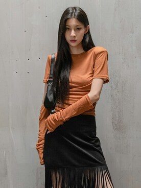 「followin」｜UNE MANSIONさん（レディース・170cm）の秋コーディネート