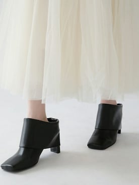 「韓国好きな人と繋がりたい」｜「アイテム（ブーツ）」を使った、UNE MANSIONさん（レディース・167cm）の秋コーディネート