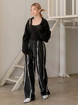 「韓国コーデ」｜「アイテム（その他トップス）」を使った、UNE MANSIONさん（レディース・159cm）の秋コーディネート