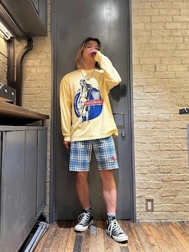 吉川修平さん（メンズ・175cm）の夏コーディネート