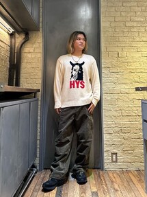 PUNK DRUNKERS XL ボンバーマンニット　セーター HYSTERIC GLAMOUR（ヒステリックグラマー）の「SPEAK NO EVIL編