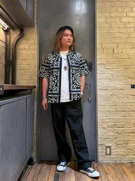 吉川修平さん(メンズ・175cm)の夏コーディネート