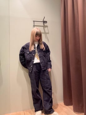 「HYSTERIC GLAMOUR（ヒステリックグラマー）のアイテム（その他アウター）」を使った、ヵさん（レディース・155cm）の冬コーディネート