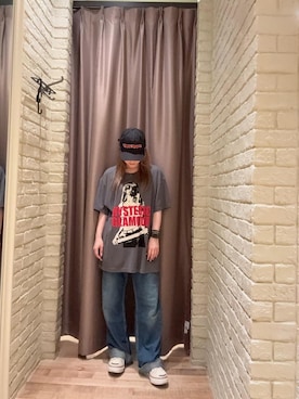 「HYSTERIC GLAMOUR」｜ヵさん（レディース・155cm）の夏コーディネート