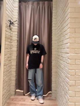「HYSTERIC GLAMOUR（ヒステリックグラマー）のアイテム」を使った、ヵさん（レディース・155cm）の夏コーディネート