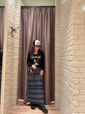 「HYSTERIC GLAMOUR（ヒステリックグラマー）のアイテム」を使った、ヵさん（レディース・155cm）の秋コーディネート