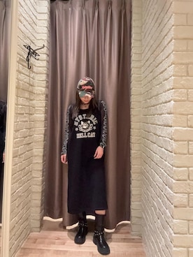 「HYSTERIC GLAMOUR（ヒステリックグラマー）のアイテム」を使った、ヵさん（レディース・155cm）の秋コーディネート