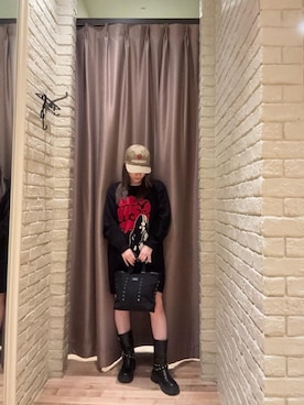 「HYSTERIC GLAMOUR（ヒステリックグラマー）のアイテム（ワンピース/ドレス）」を使った、ヵさん（レディース・155cm）の秋コーディネート